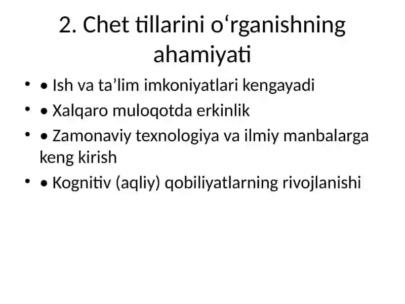 Chet tilini oʻrganishning mohiyati 3