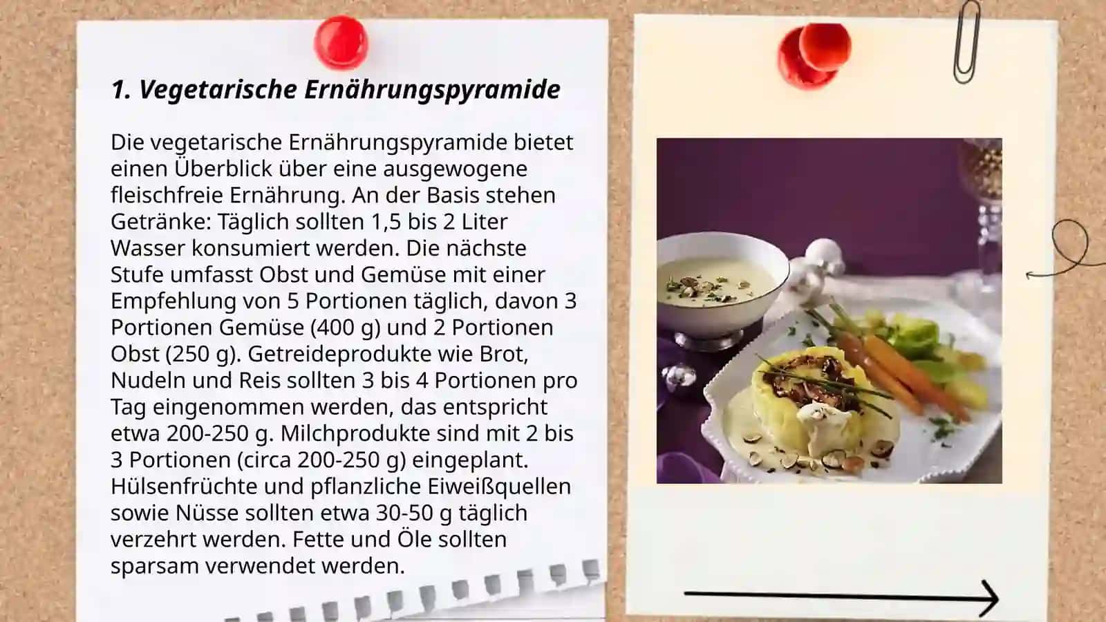 Vegetarische Ernährungspyramide 3