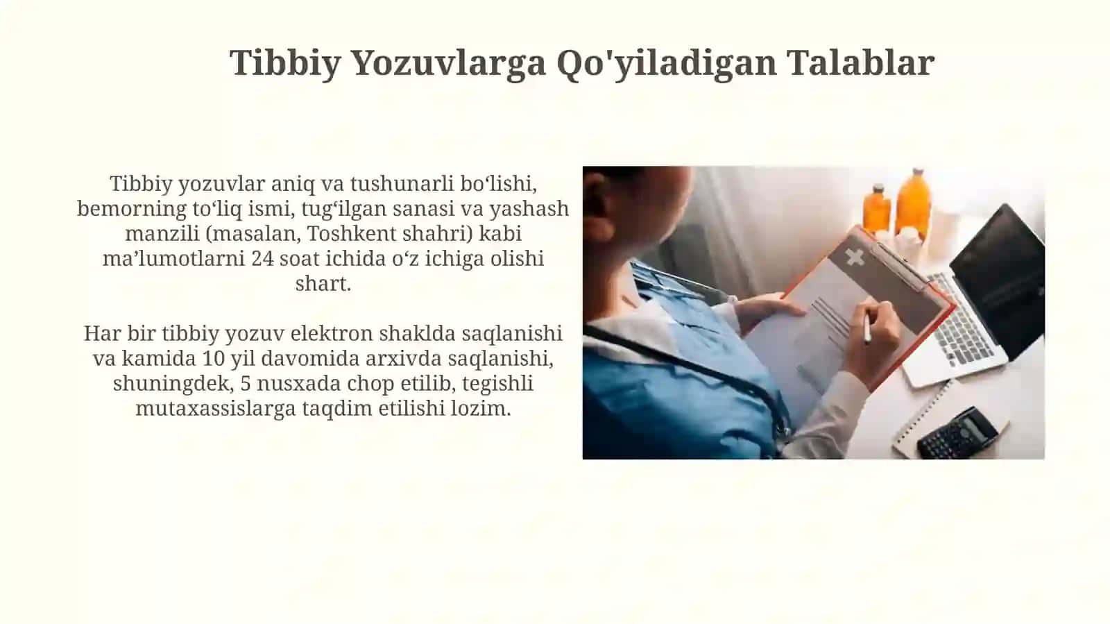 Davolash profilaktika asosiy turlar va tibbiy hujjatlar yuritish tartibi 3