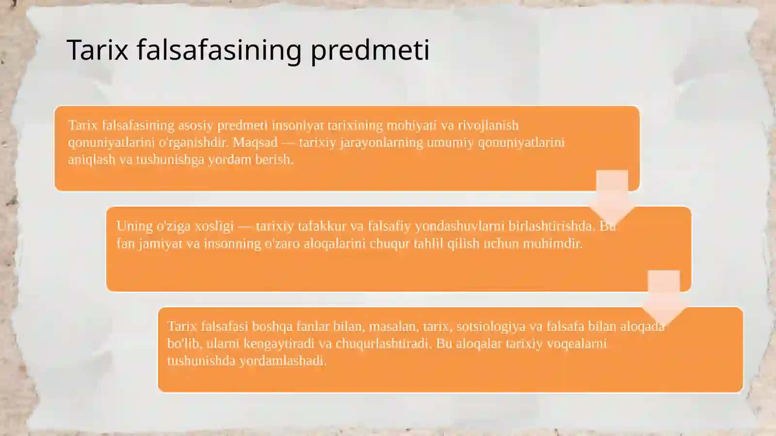 Tarix falsafasining tuzilishi 3