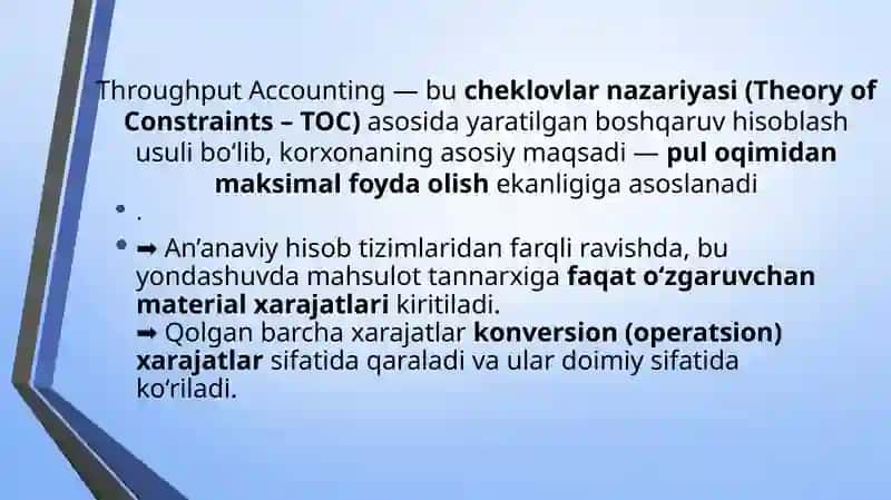 O‘tkazuvchanlik hisobi 3