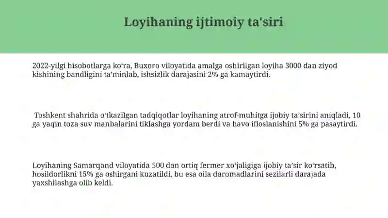 Loyihalarni baholash bosqichlari 3