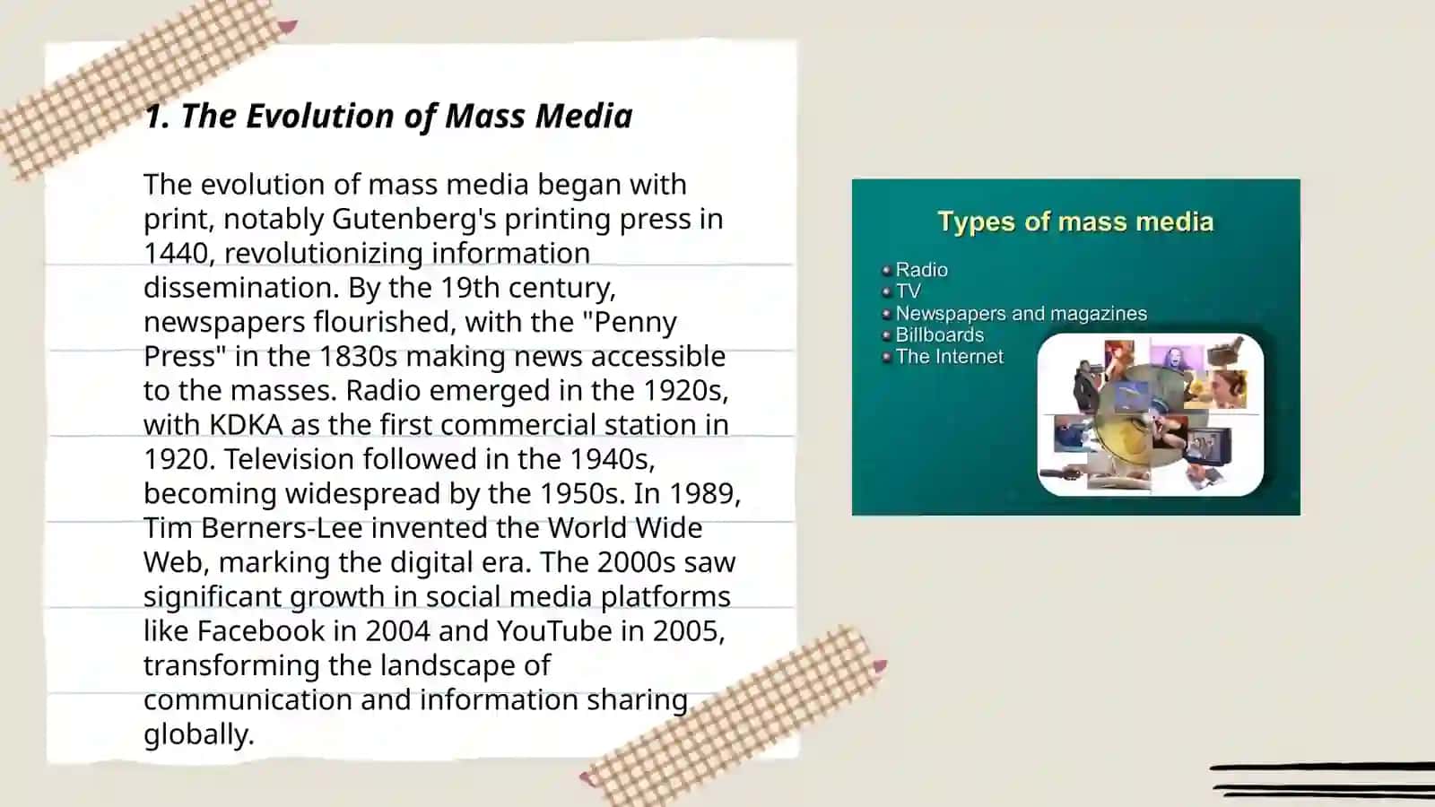 Means of Mass- media and their peculiarities 3
