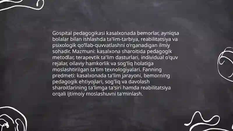 Gospital pedagogikasi 3