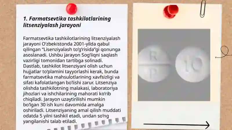 Farmatsevtika tashkilotlari faoliyatining nazorati 3