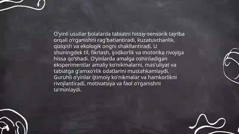 Tabiat bilan tanishtirishning ahamiyati 3