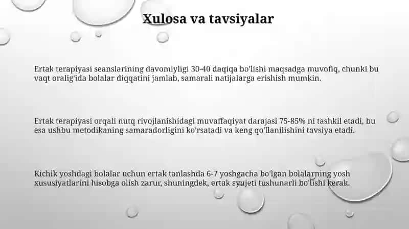 Ertak Terapiyasi metodikasi 3