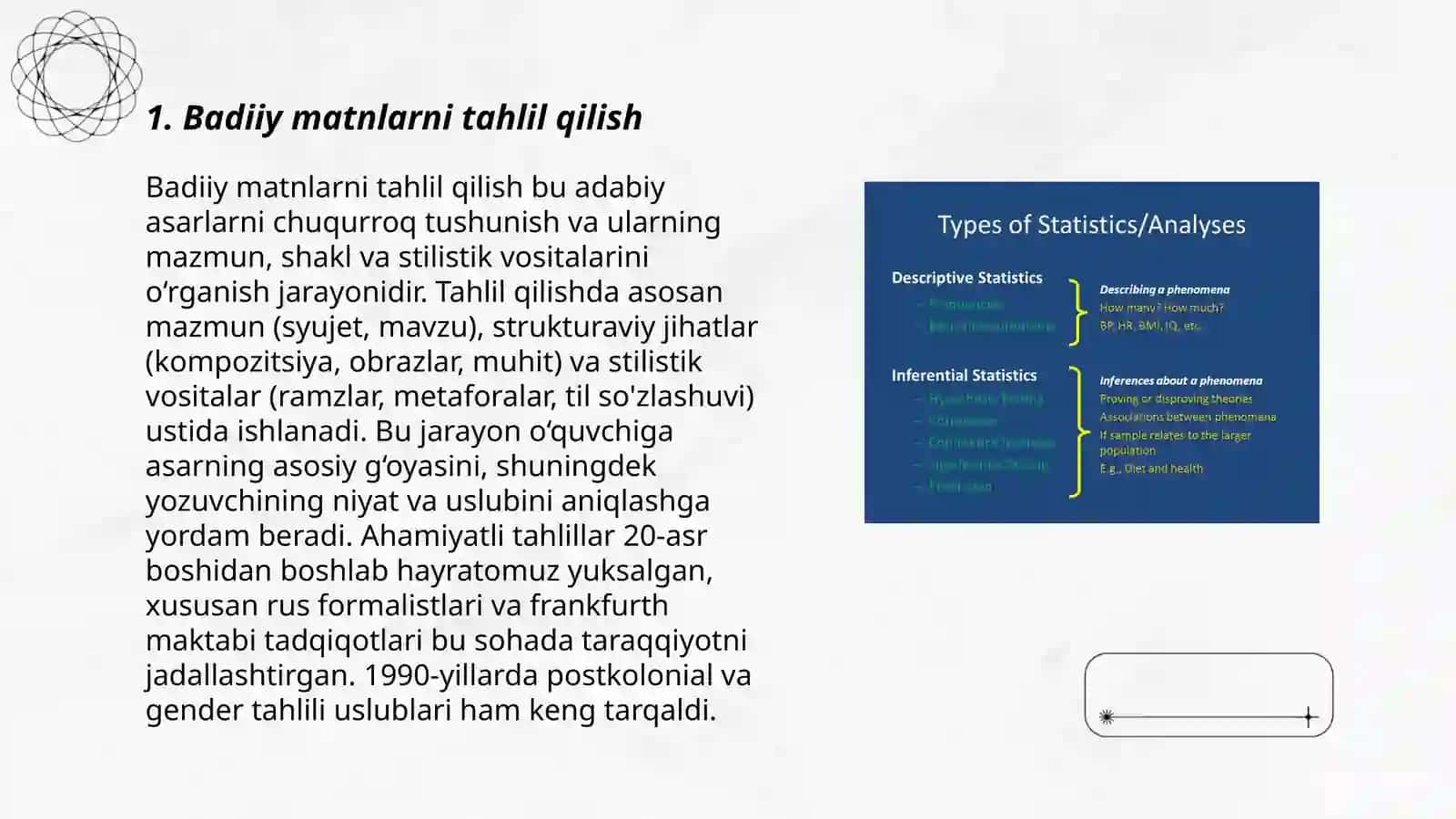 Badiiy matnlarni tahlil qilish 3