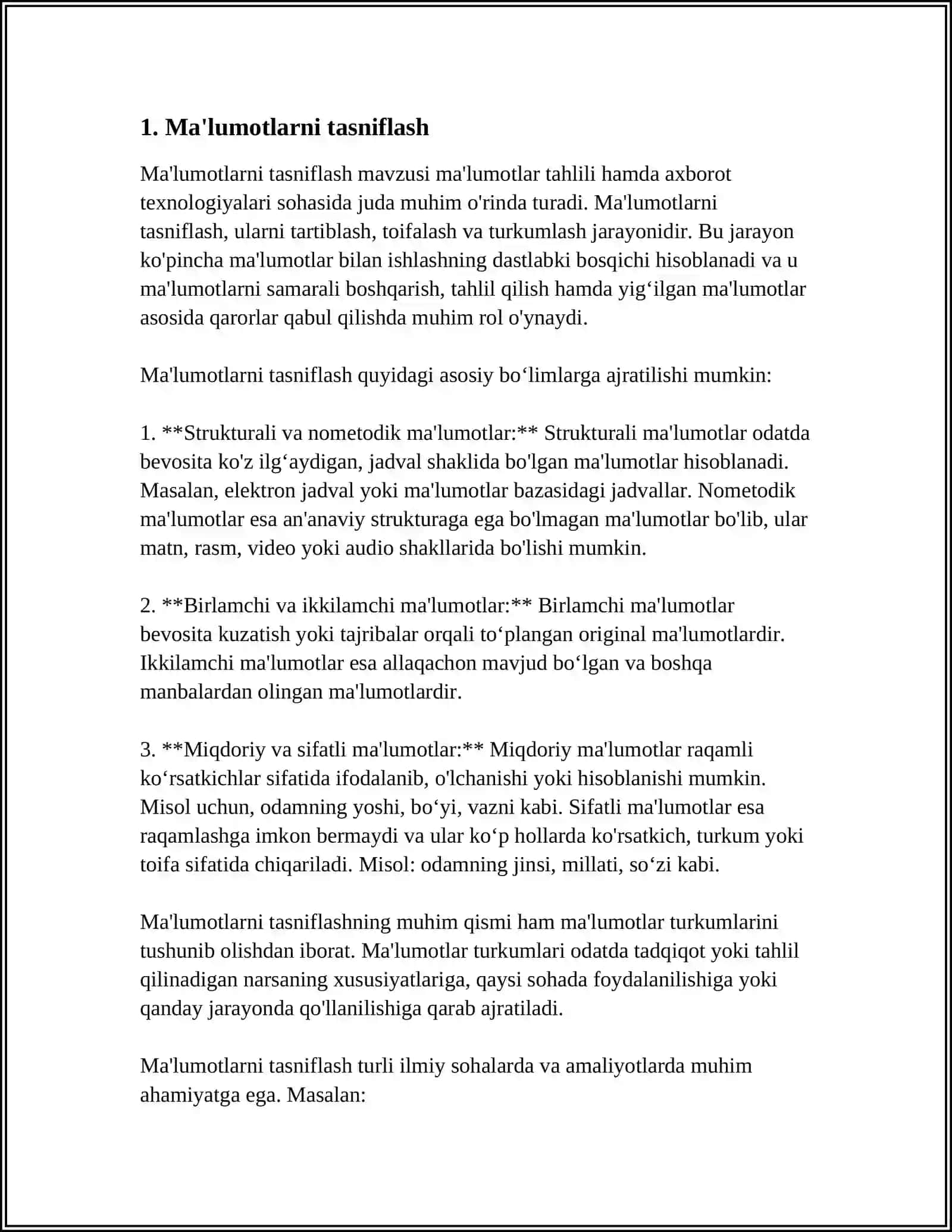 STATISTIK GURUHLASH 3