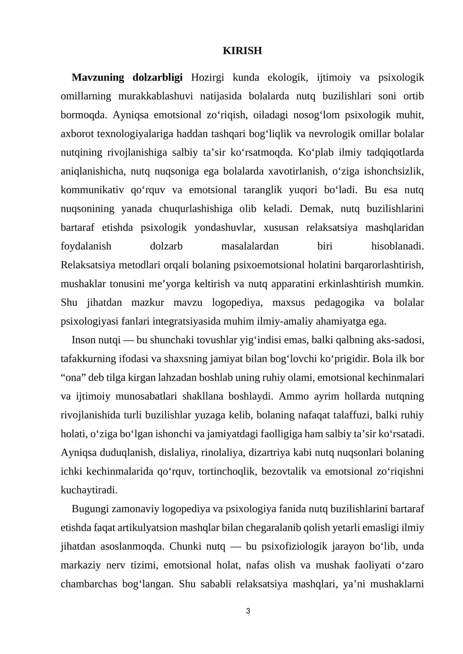 Nutq buzilishlarining psixologik 3