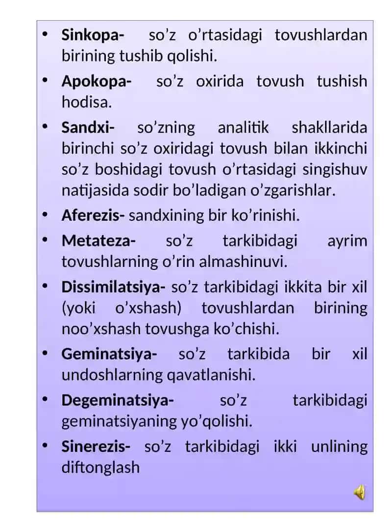 Fonetik hodisalar 3