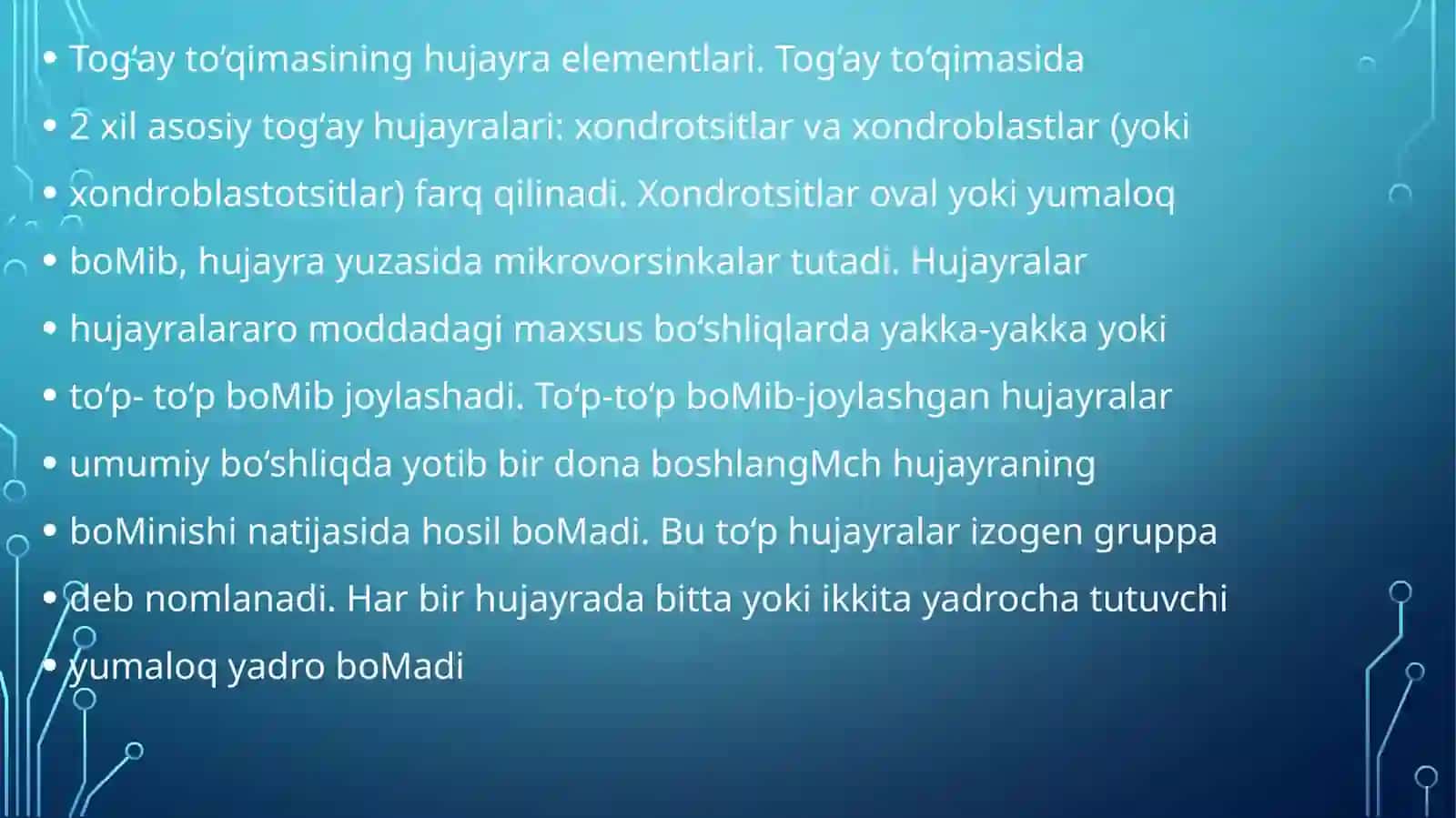 skeletto`qimasi(tog`ayto`qimalari) 3