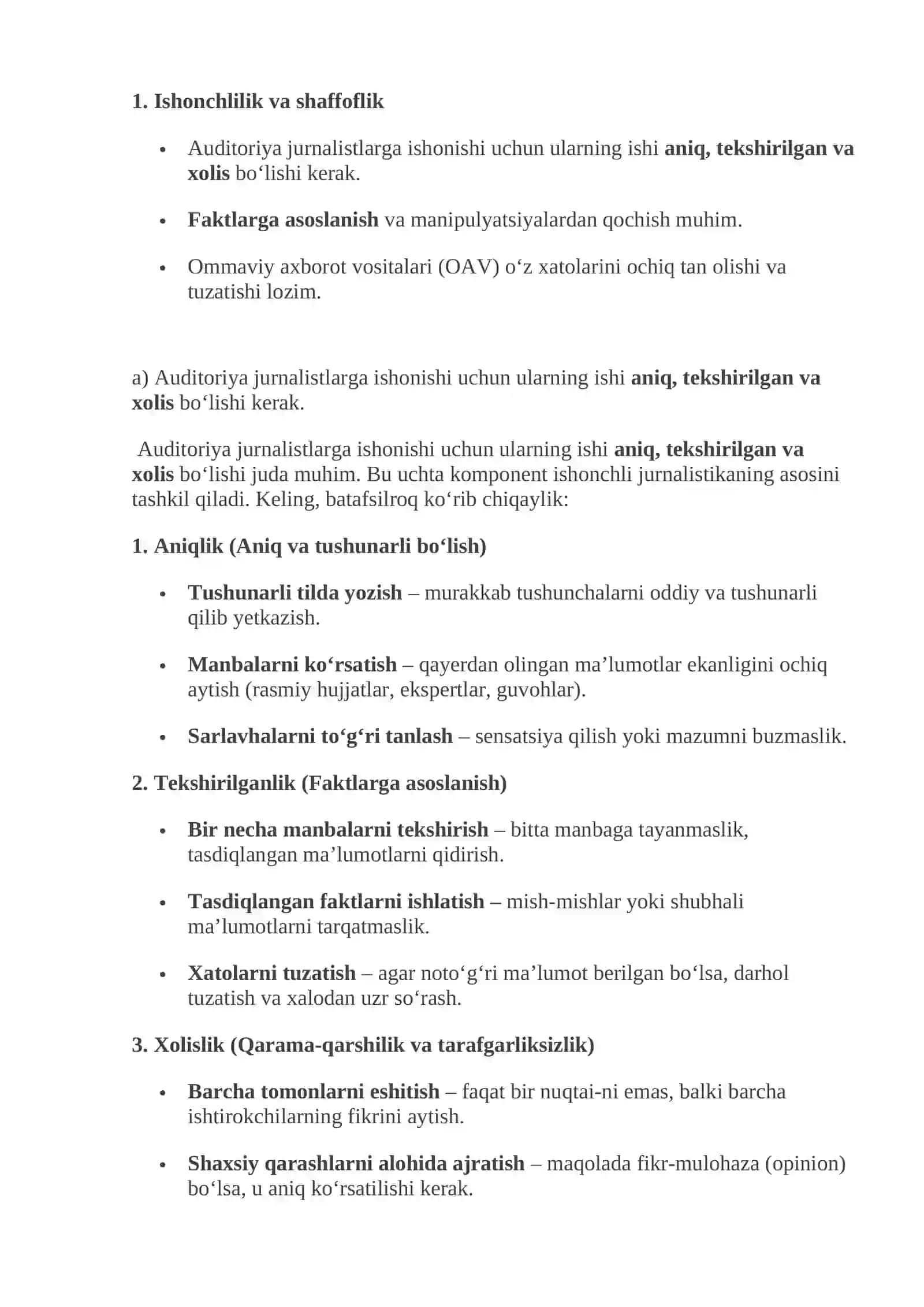 Jurnalistika bilan auditoriya o`rtasidagi munosabatlar 3