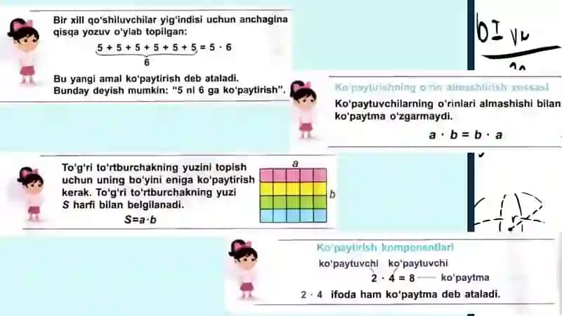 Ko’paytirish va bo’lish metodikasi 3