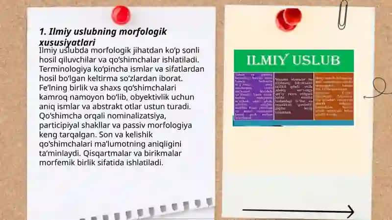 Ilmiy uslubning grammatik xususiyatlari 3