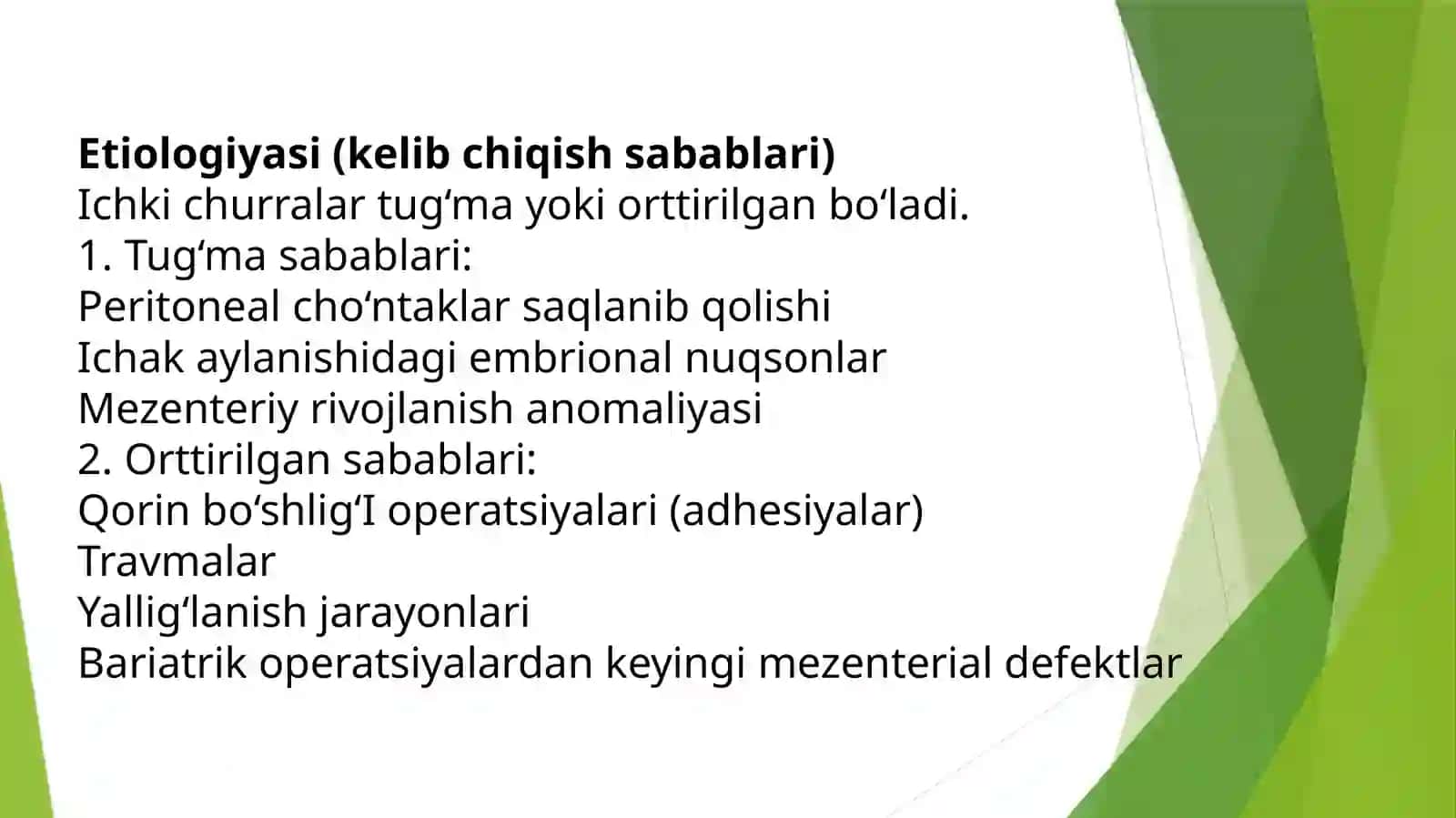 Ichki churralar 3