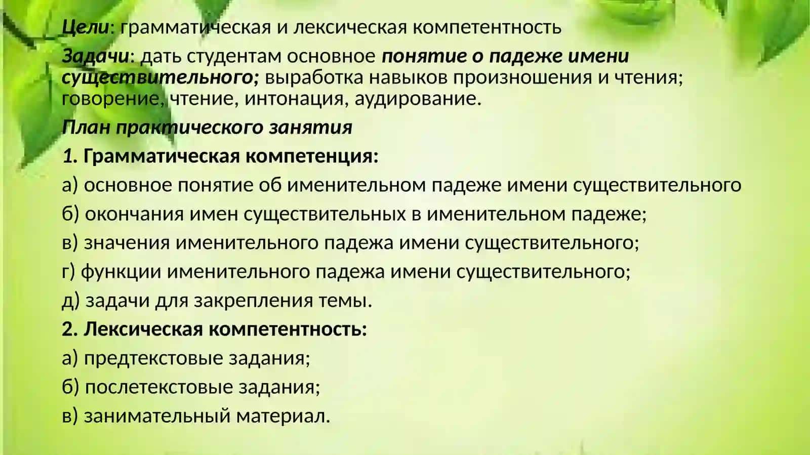 Именительный падеж имени существительного (повторение) 3