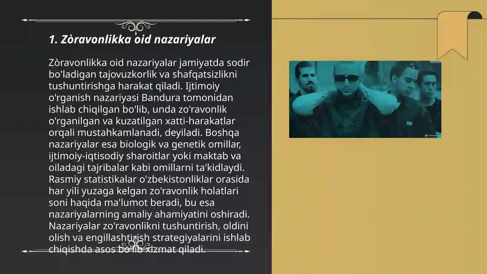 Zòravonlik nazariyasi 3