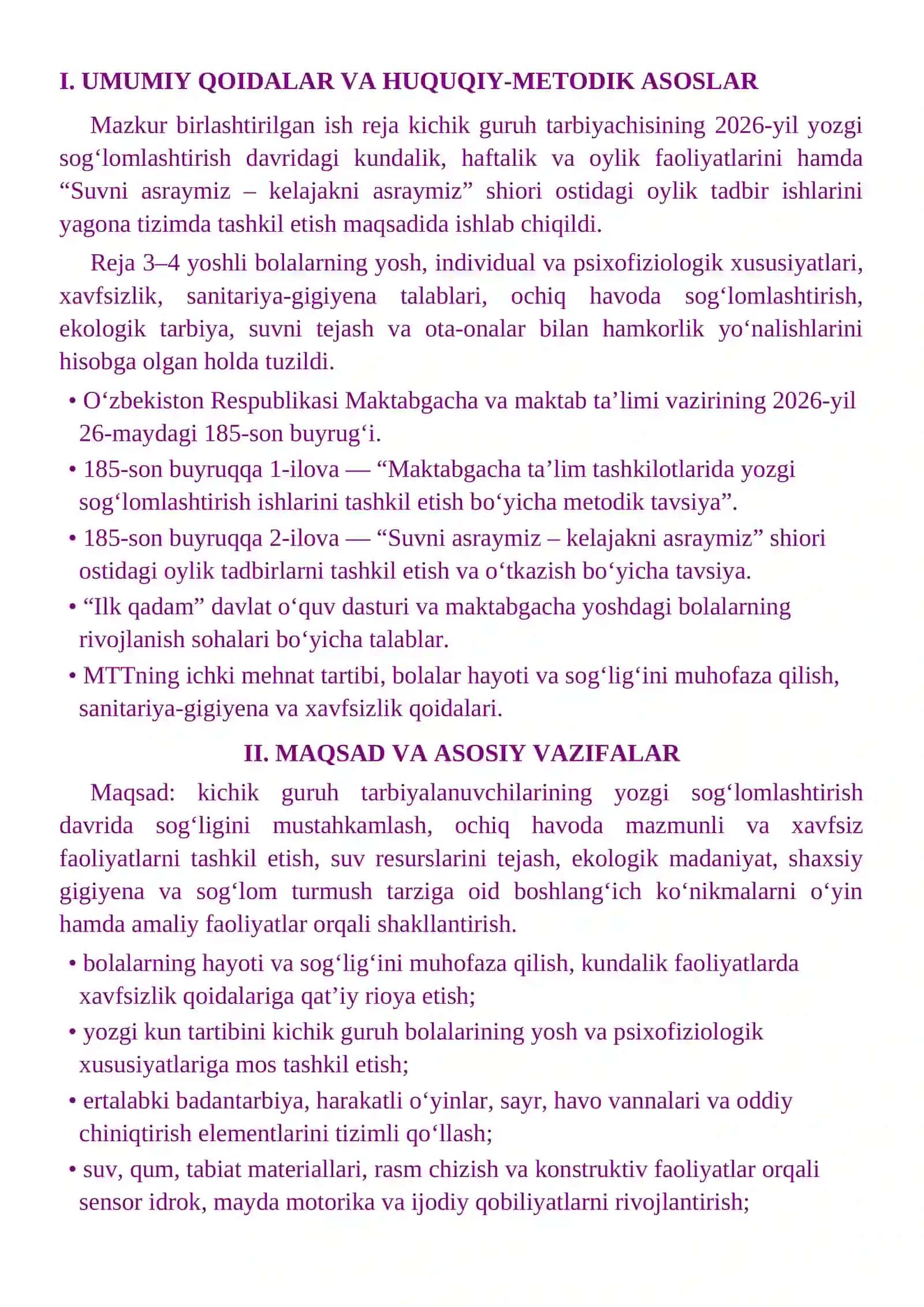 Tarbiyachi ish reja 2026 yil 3
