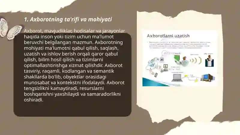 Axborotning turlari va xususiyatlari 3