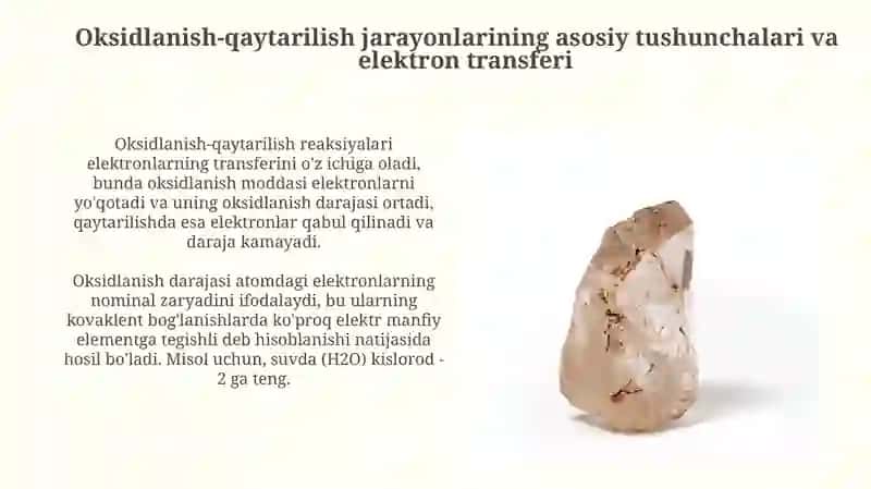 Oksidlanish-qaytarilish jarayonlariningnazariyasoslari 3