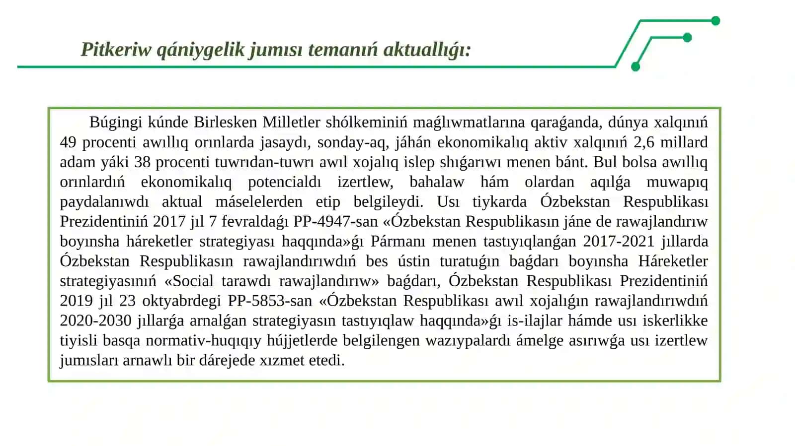Kegayli toponimlari 3