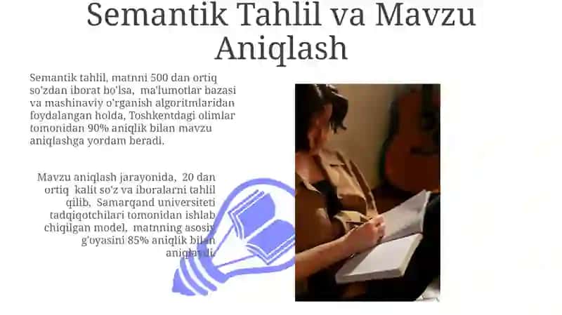 Semantik Tahlil va Mavzu Aniqlash 3