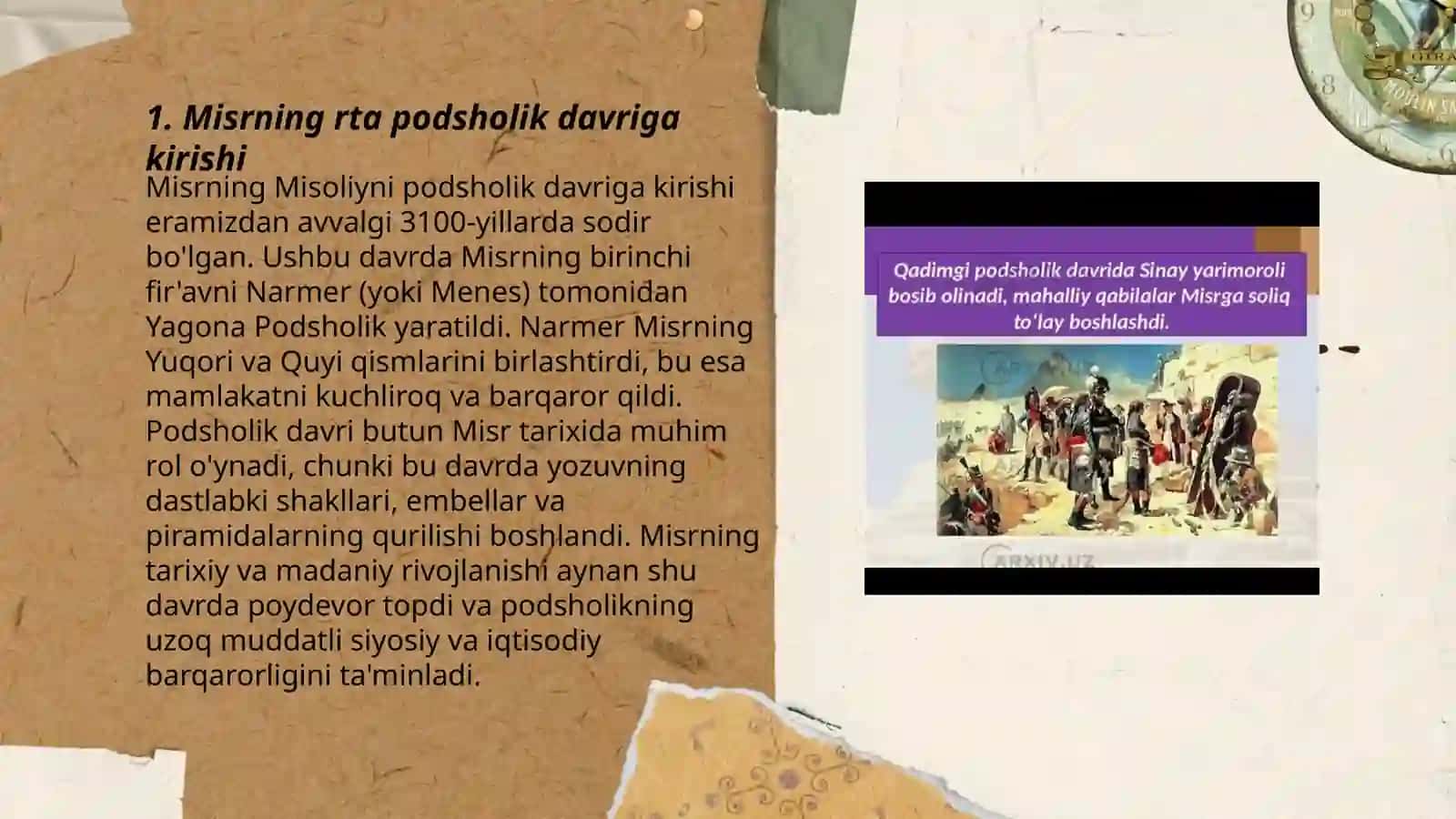 Misrning rta podsholik davriga kirishi 3