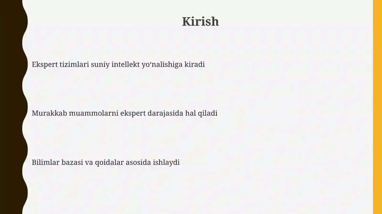 Eksperttizimlari(ET) 3