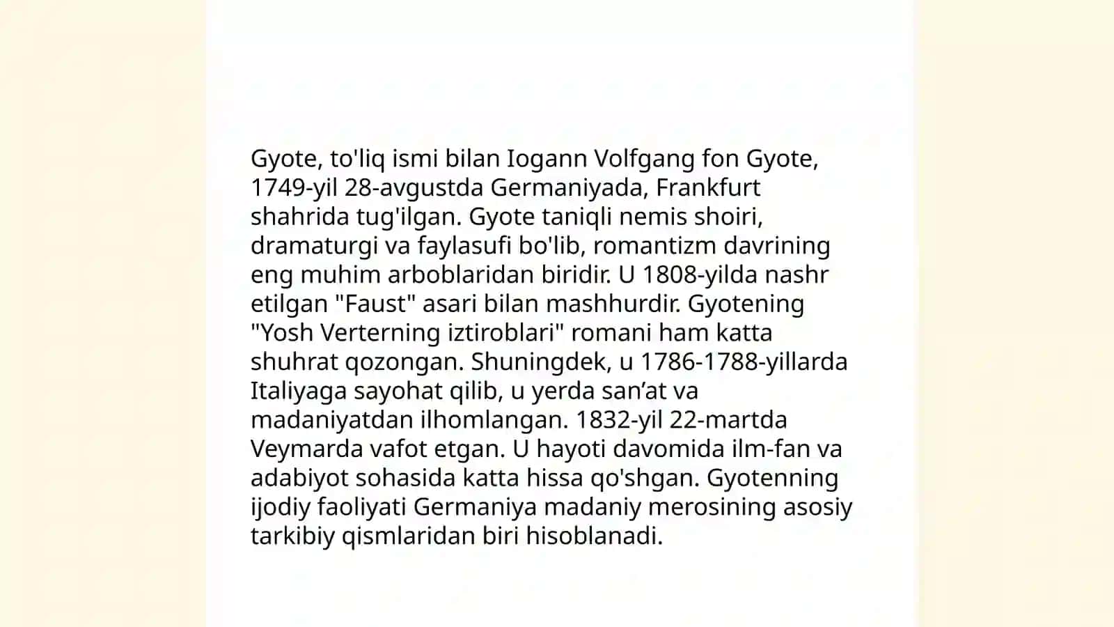 Gyote va Hofiz ijodi Usmonova Sevinch 3
