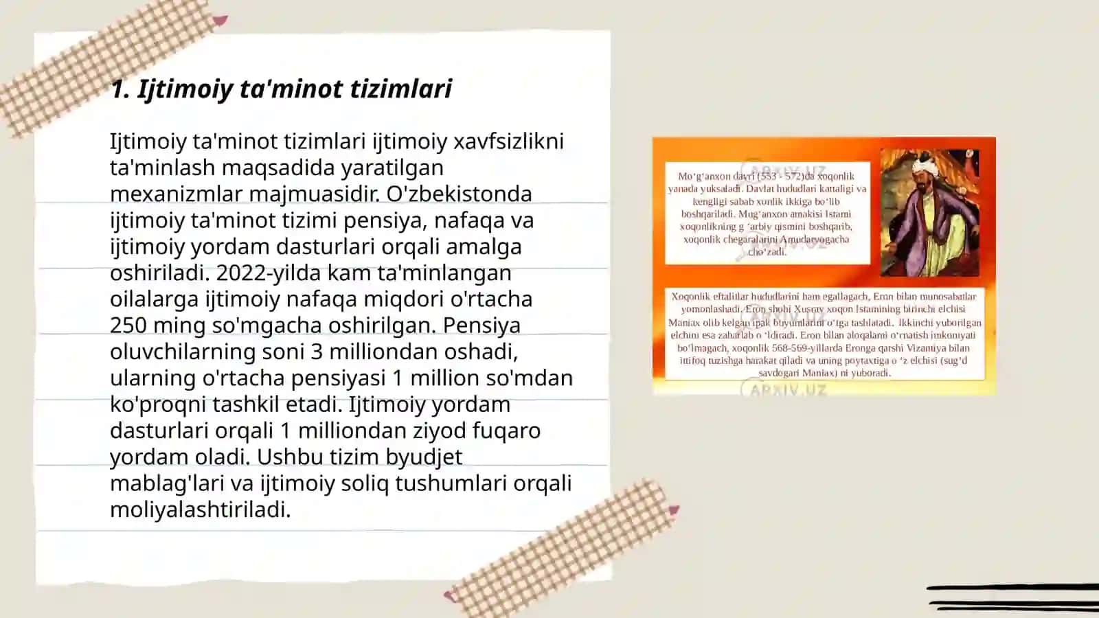 Ijtimoiy ta'minot va sogʻliqni saqlash 3