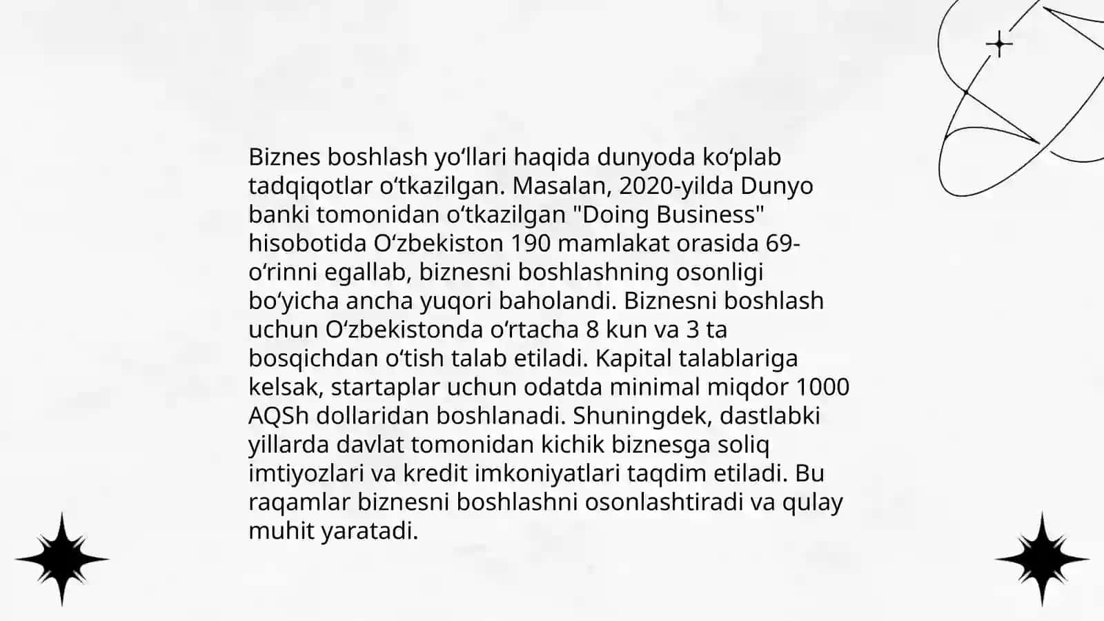 Biznes boshlash yo‘llari 3
