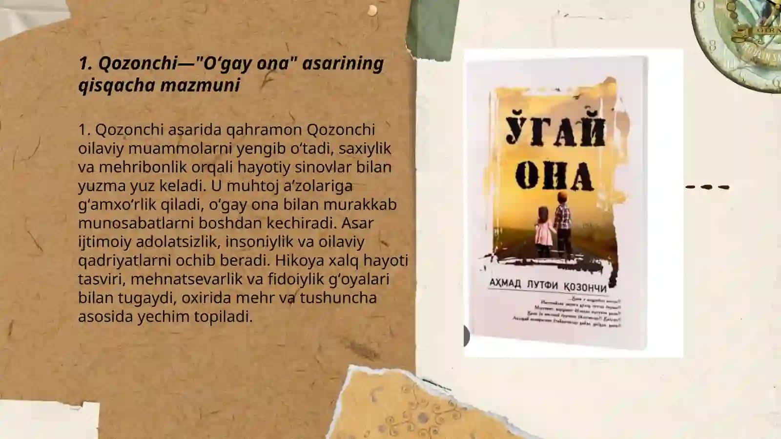 Qozonchi- Oʻgay ona asari tahlili 3