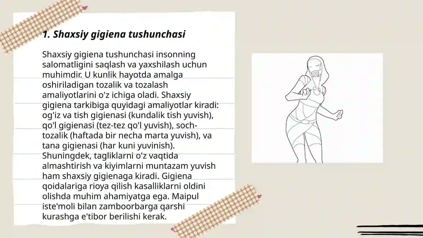 Gòzalik terapevtining shaxsiy gigenyasi 3
