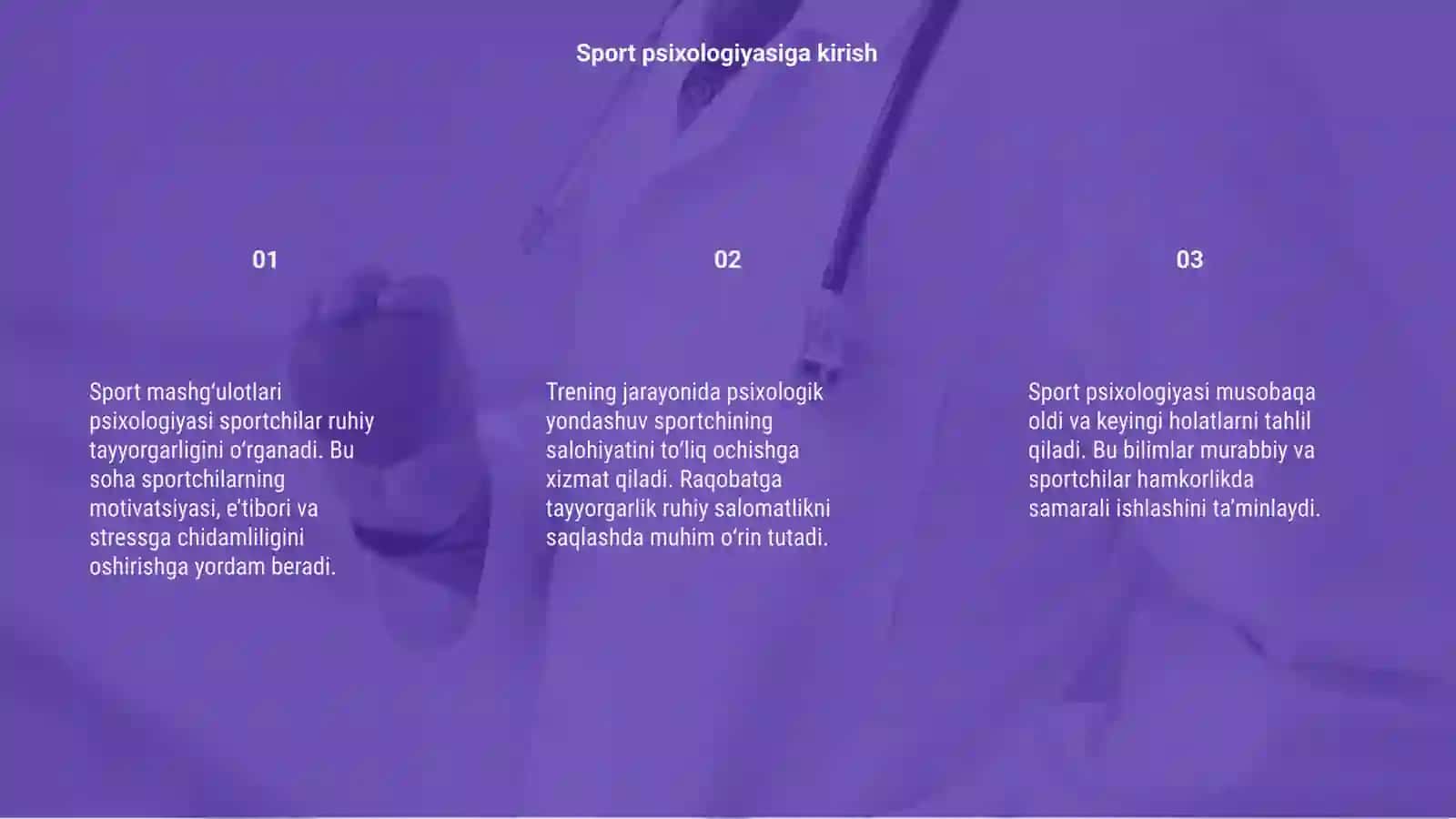 Sport mashgʻulotlari psixologiyasi 3