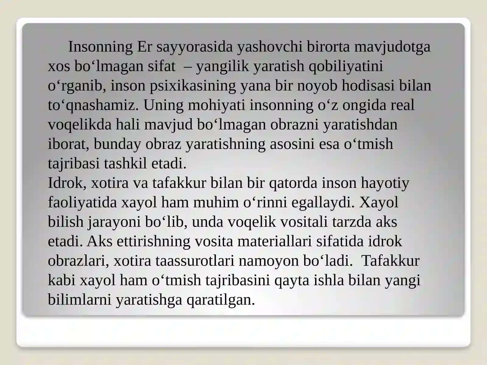 Xayolturlarivajarayonlari 3