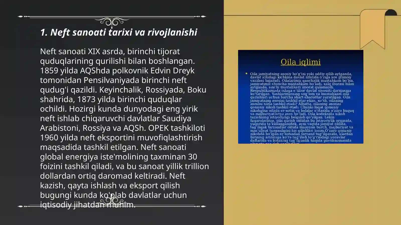 Neft sanoati tarixi va rivojlanishi 3