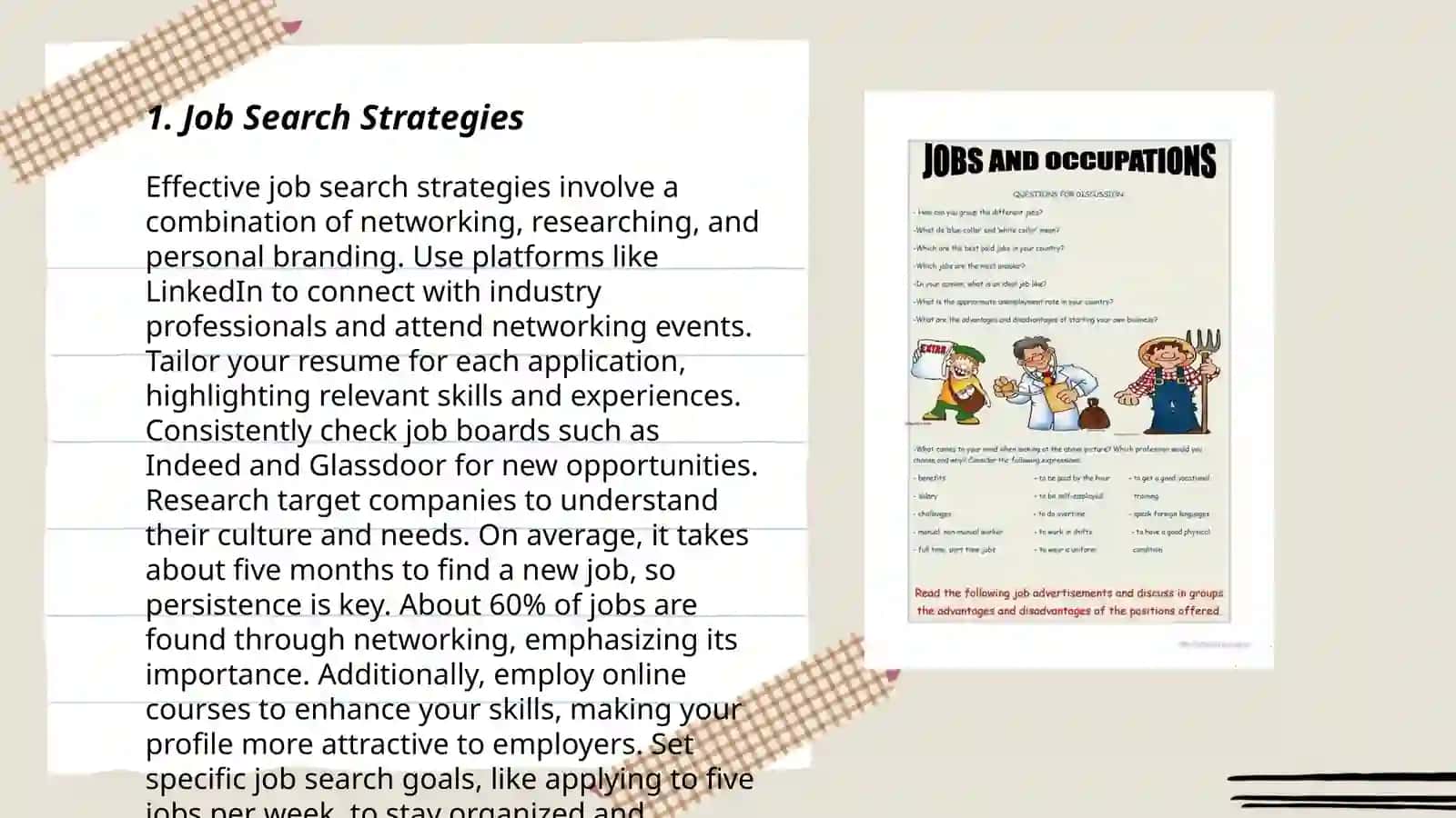 Job Search Strategies 3