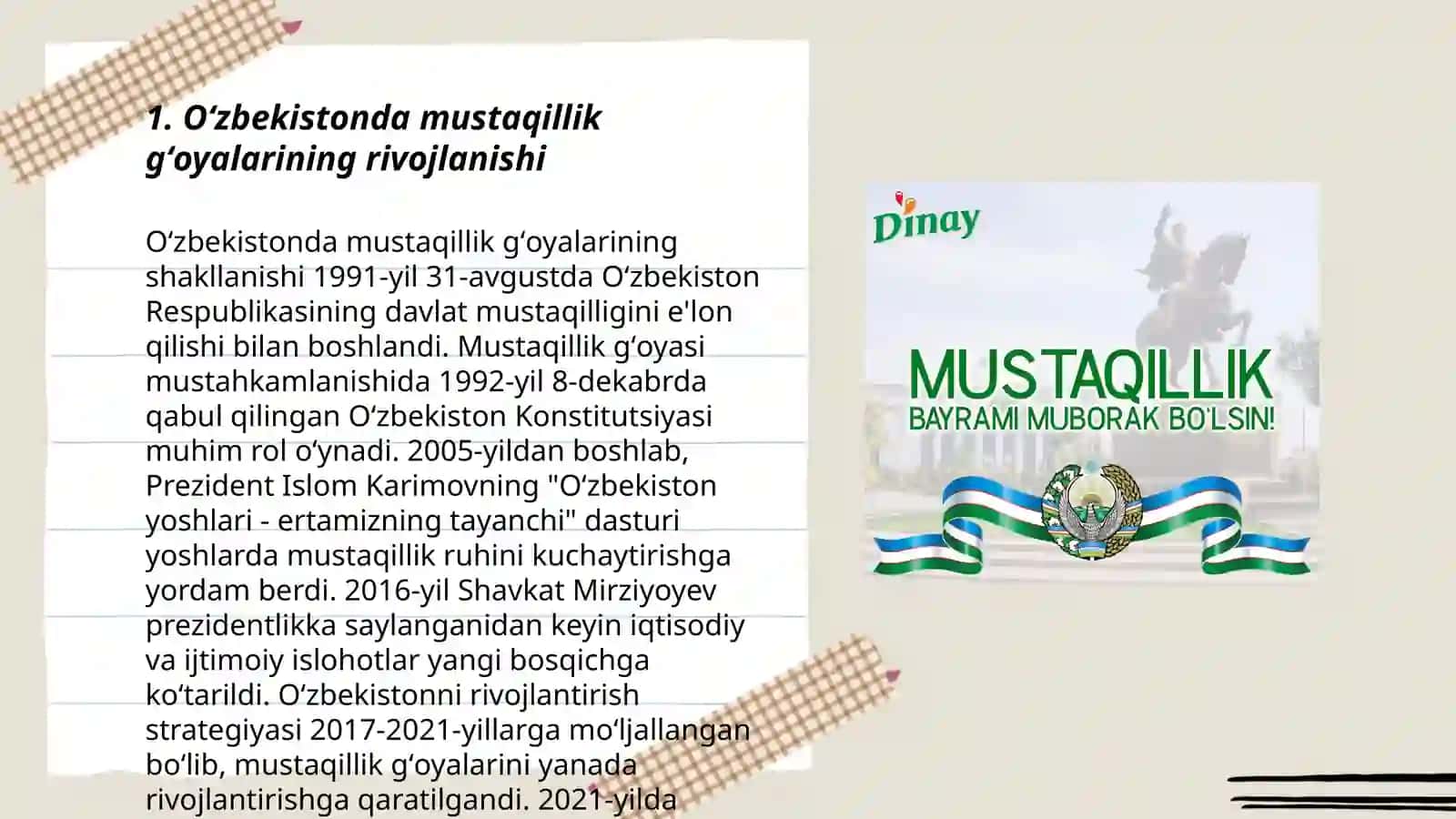Oʻzbekistonda mustaqillik gʻoyalarining tarixiy asoslari 3