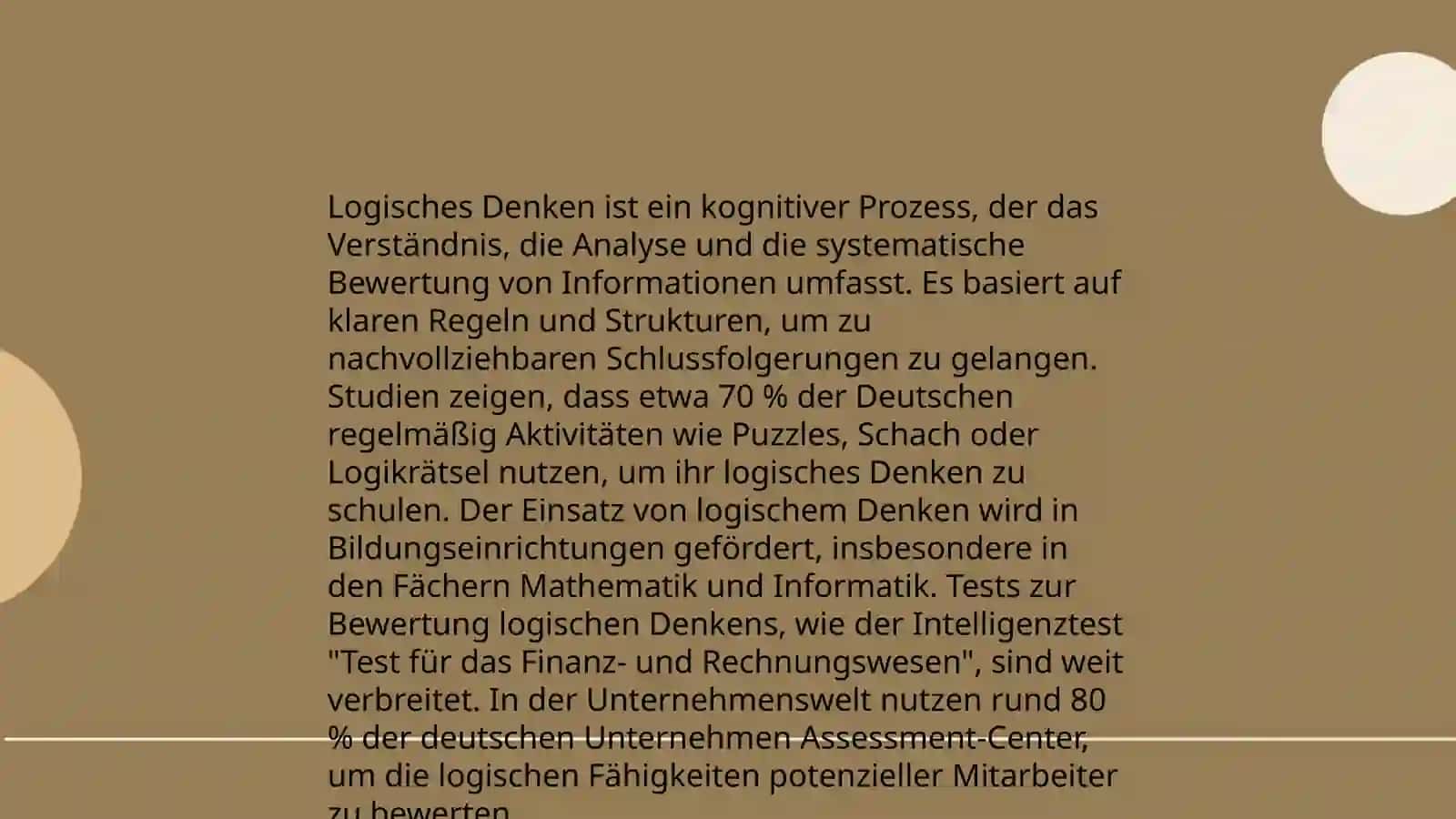 Denkaufgaben lo'sen 3