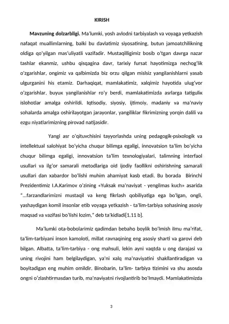 Ikkinchi darajali bo‘laklar 3