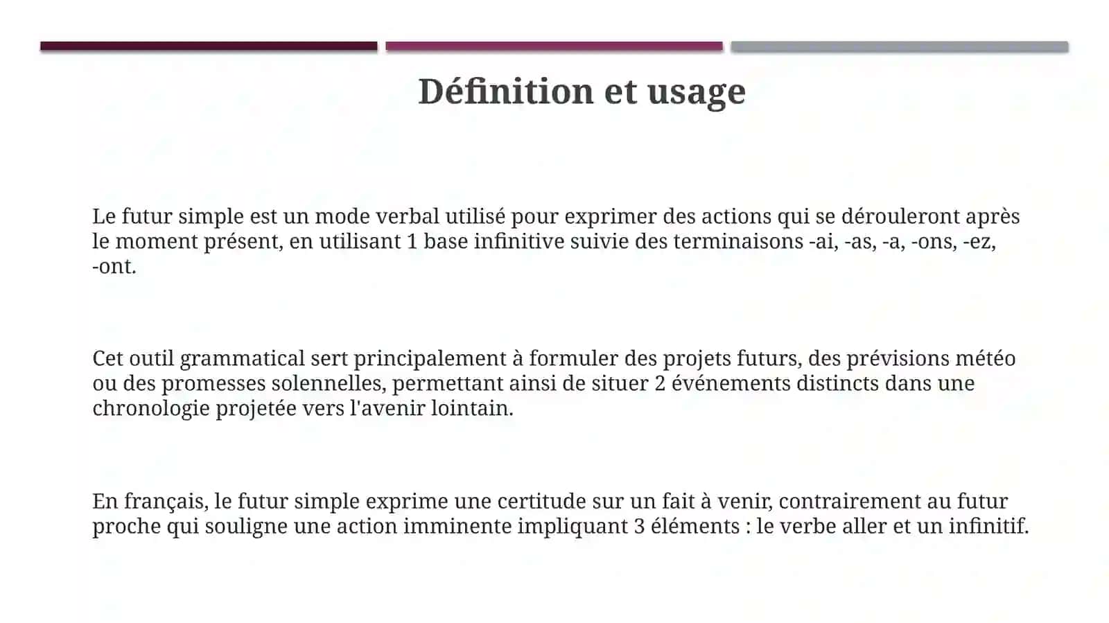 Futur simple 3
