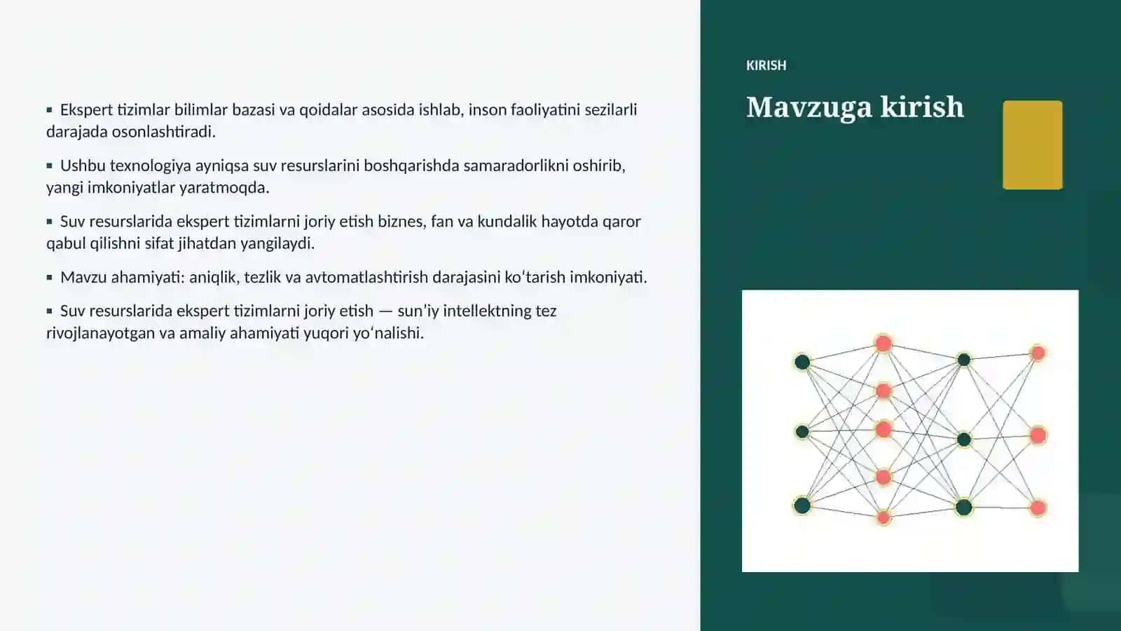 SUNʼIY INTELLEKT • PROFESSIONAL TAQDIMOT 3