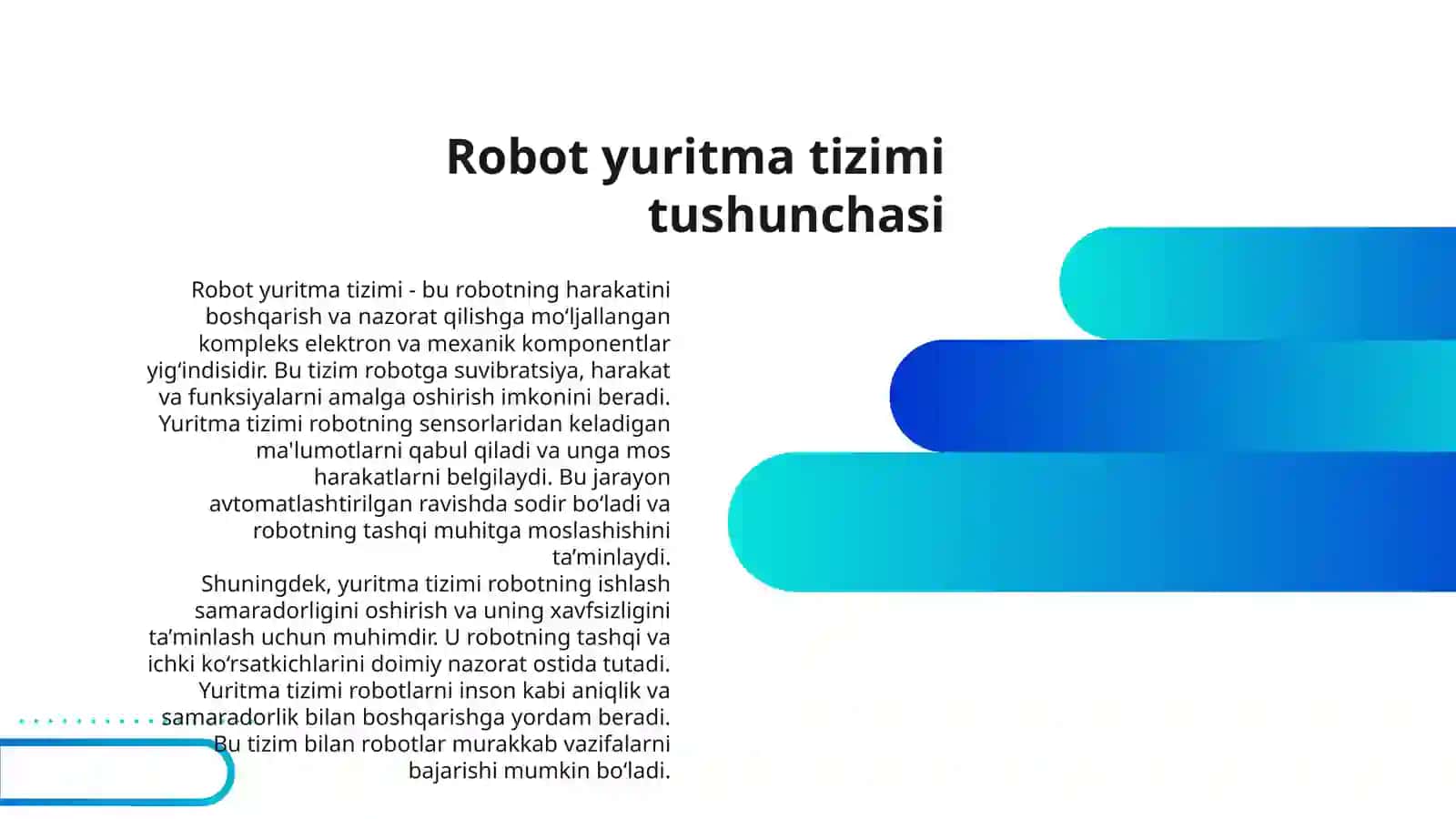 ROBOTLARNING YURITMALARI 3