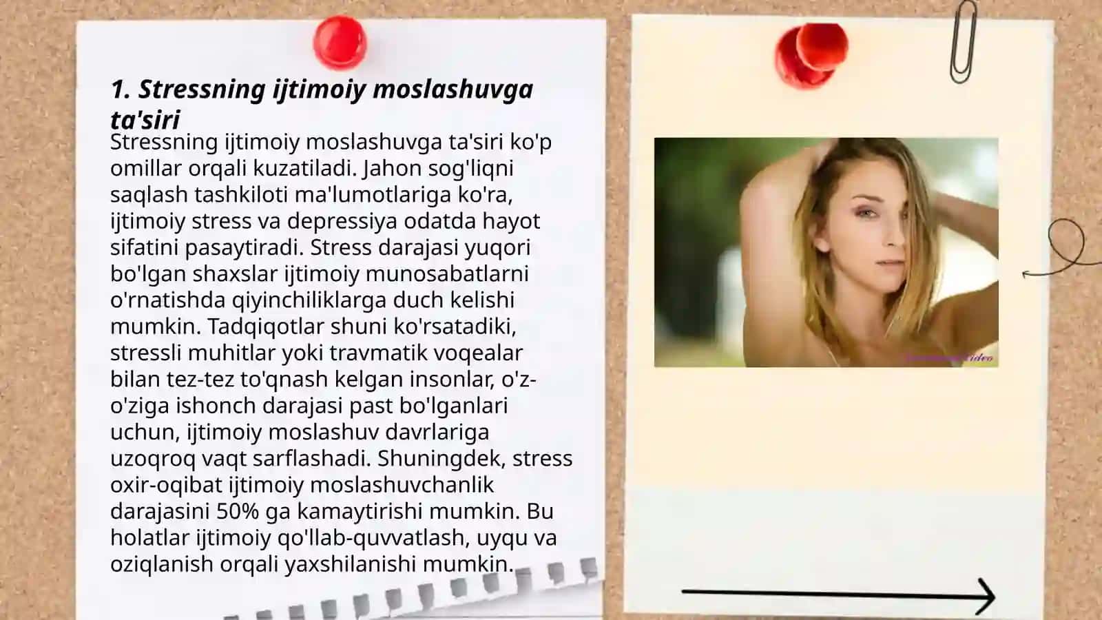 Ijtimoiy moslashuv. Stress muammolari 3