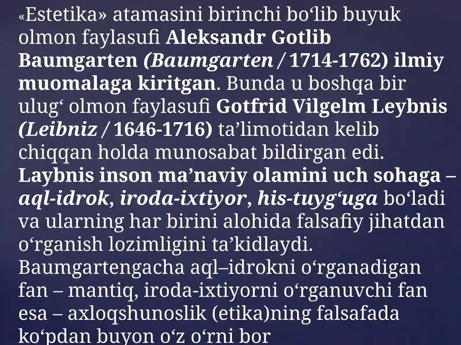 Estetika nazariyasi 3