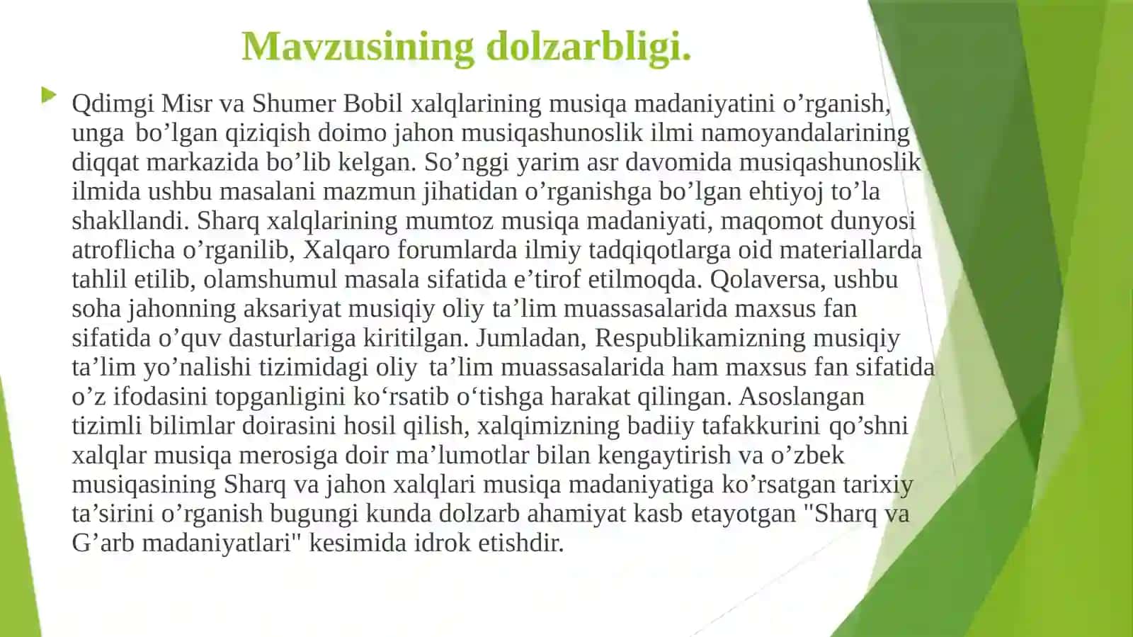 QADIMGI MISR VA SHUMER- BOBIL MUSIQA MADANIYATI 3