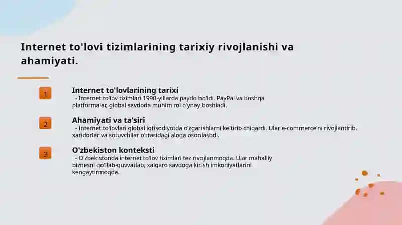 Internet to'lov tizimlari 3