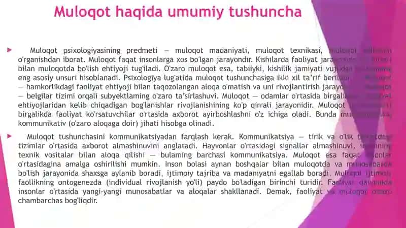Muloqot haqida tushuncha 3