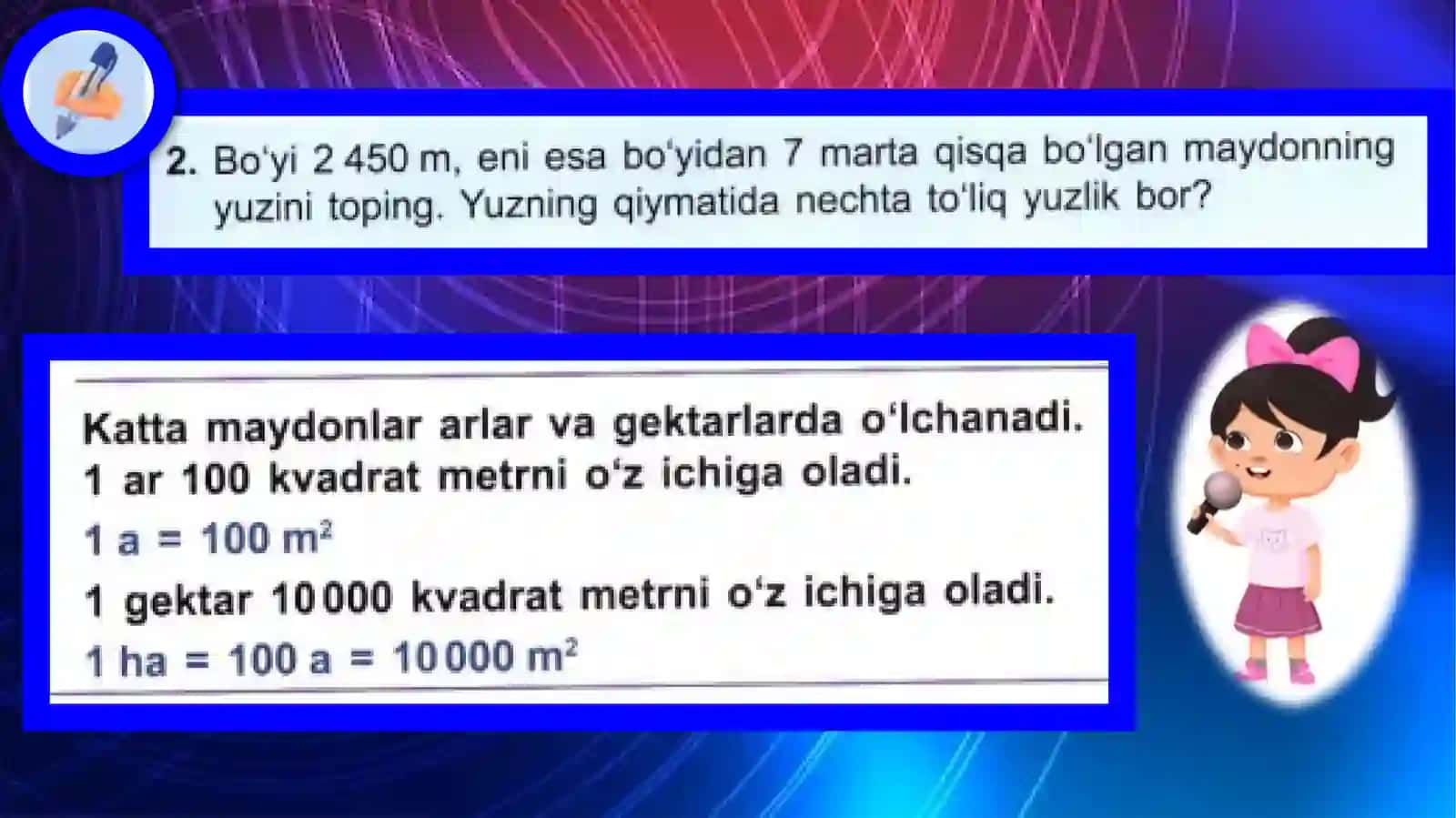 3-SINF MATEMATIKA III CHORAK YUZBIRLIKLARI 3